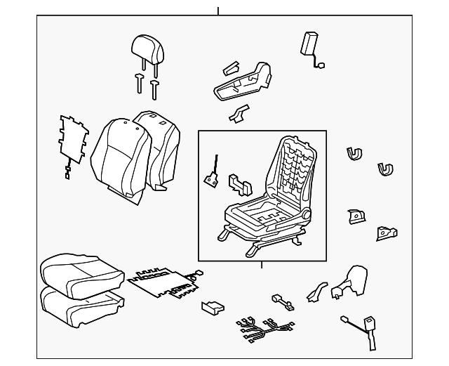 71100-48E50-B0 Деталь SEAT ASSY