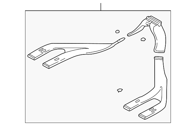 72511AE00A Деталь LOWER AIR DUCT