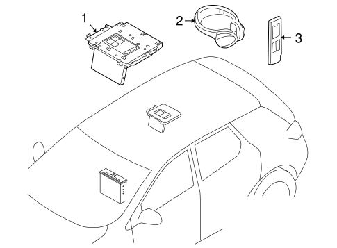 FX35 ENTERTAINMENT SYSTEM COMPONENTS