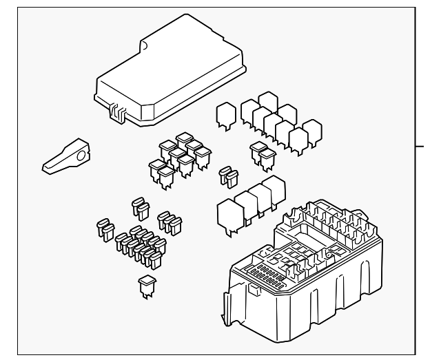 C235-66-760D Деталь FUSE & RELAY BOX