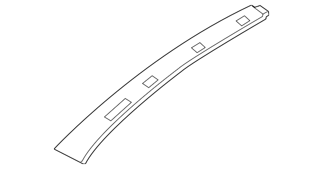 87231-2S500 Деталь ROOF MOLDING, LEFT