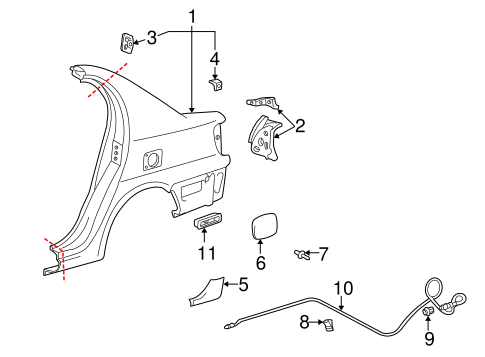 Echo QUARTER PANEL & COMPONENTS 2
