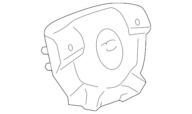 25809839 Деталь DRIVER AIR BAG