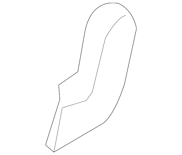 8767280J00P4Z Деталь OUTER COVER, LEFT