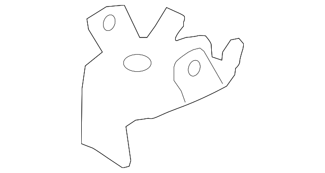 8765080J10 Деталь MOUNT BRACKET, LEFT