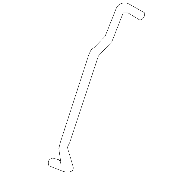 8798579J00 Деталь UPPER LATCH LOCK ROD, LEFT