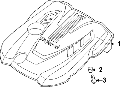Optima ENGINE APPEARANCE COVER