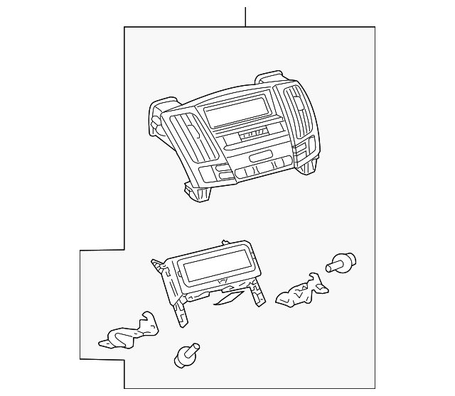 84010-48210 Деталь DASH CONTROL UNIT