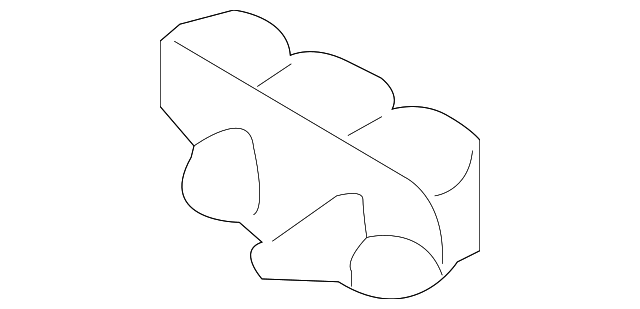 52575-52071 BUMPER COVER RETAINER, LEFT