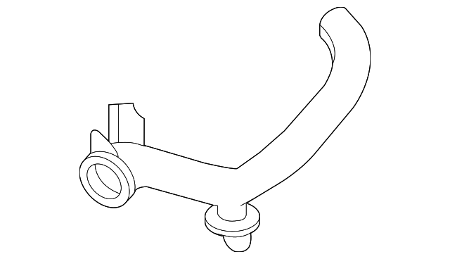 5M6Z-9F843-AA AIR INLET DUCT