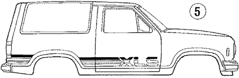 Bronco II STRIPE TAPE 4
