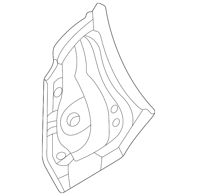 B25D-70-480 Деталь CORNER PANEL, RIGHT