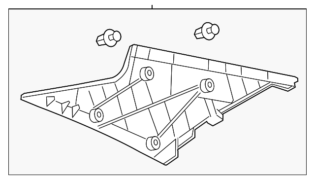 62470-06230-B0 Деталь UPPER QTR TRIM, RIGHT