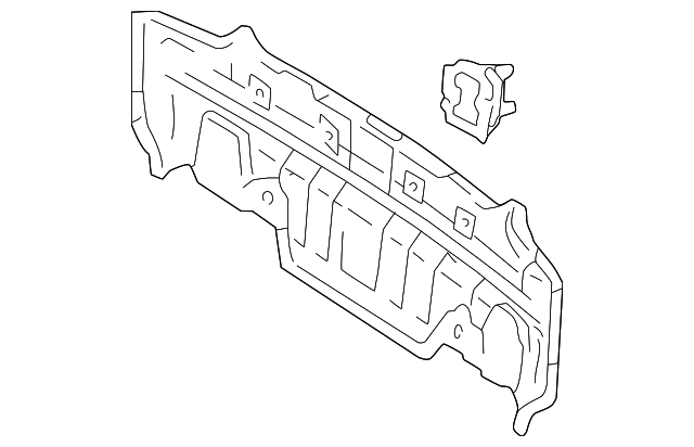 58307-30700 Деталь PANEL BELOW LID