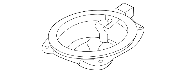MR301666 Деталь REAR SPEAKER, RIGHT
