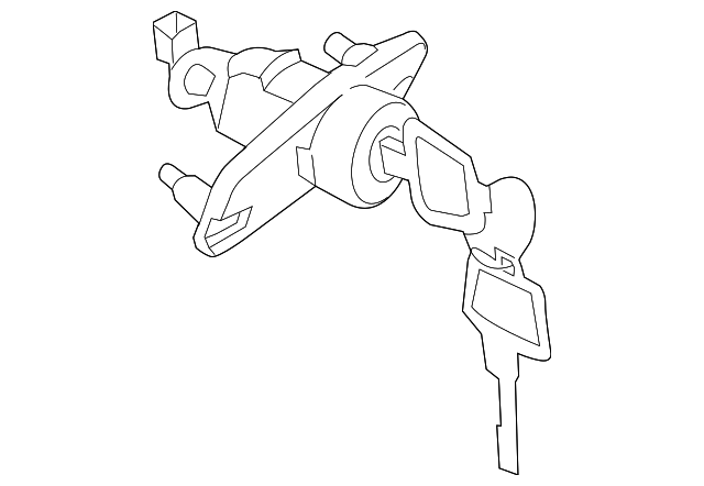 19316513 Деталь LOCK CYLINDER, RIGHT
