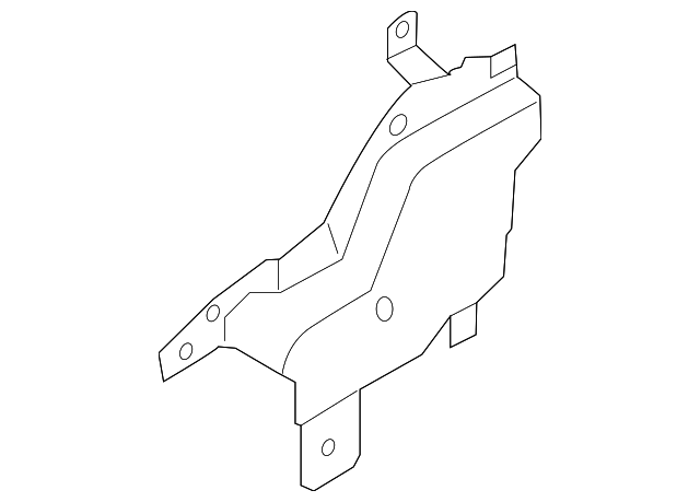 19316981 Деталь LOCK BRACKET, RIGHT