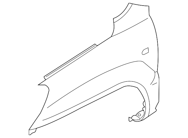 66311-1F100 Деталь FENDER, LEFT