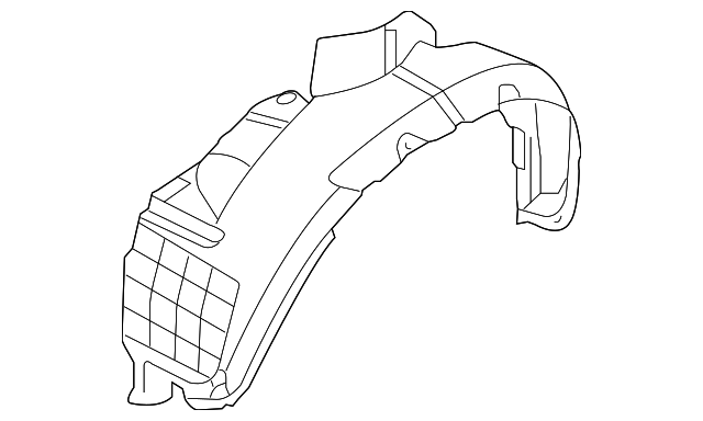 86811-1F500 Деталь FENDER LINER, LEFT