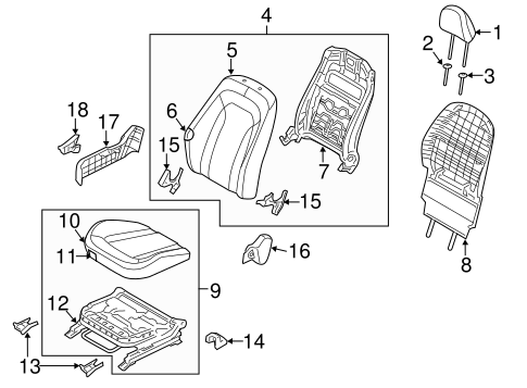 Optima PASSENGER SEAT COMPONENTS