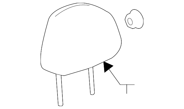 23434311 Деталь HEADREST