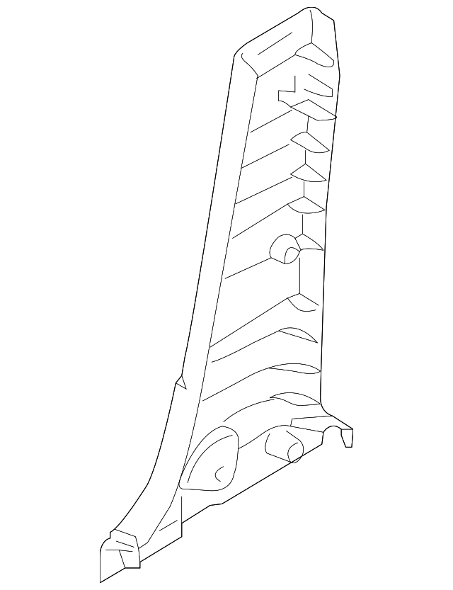 85835-3L001-WK LWR CTR PLR TRIM, LEFT