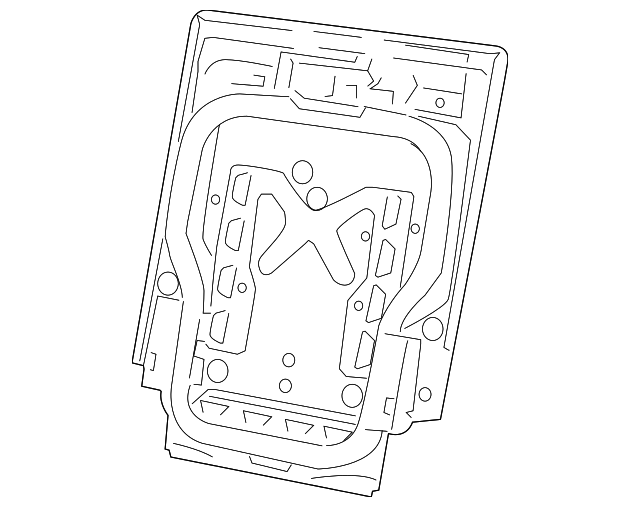 68039186AA Деталь SEAT BACK FRAME, RIGHT