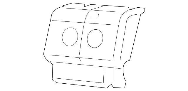 68039116AA Деталь BRACKET COVER, LEFT
