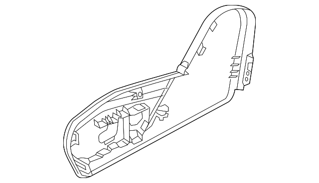 1XS51DX9AD Деталь OUTER COVER, RIGHT