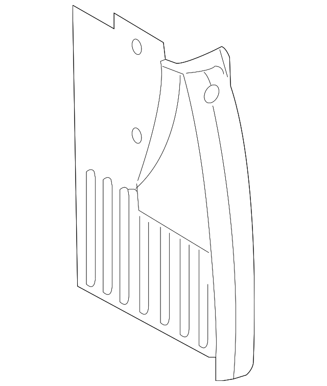 5132507AA Деталь SPLASH GUARD, RIGHT