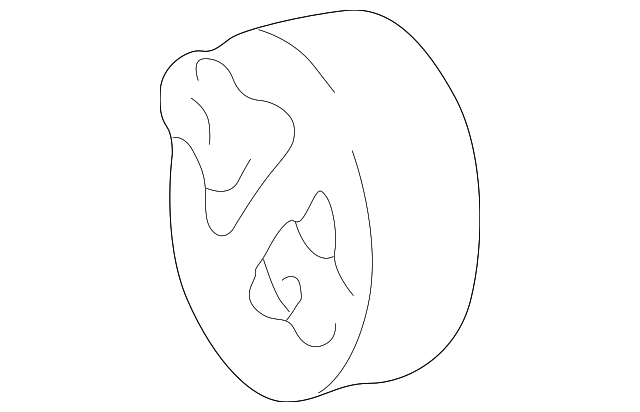 17565-0D010 Деталь CENTER PIPE MOUNT CUSHION