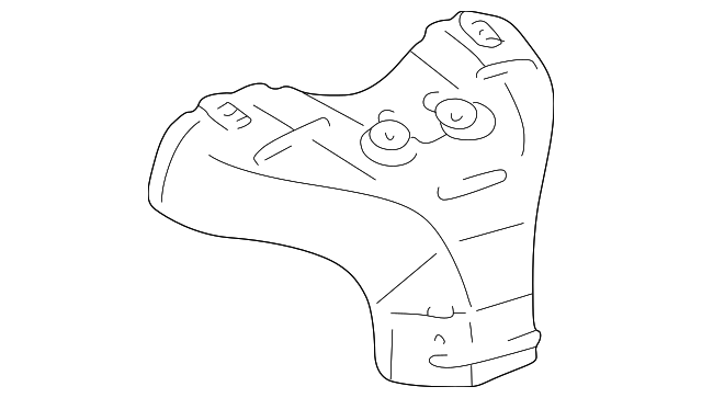 17167-22010 Деталь HEAT SHIELD