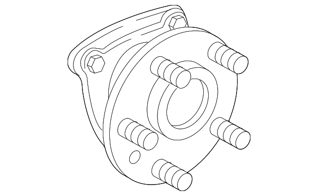25998408 HUB & BEARING, LEFT