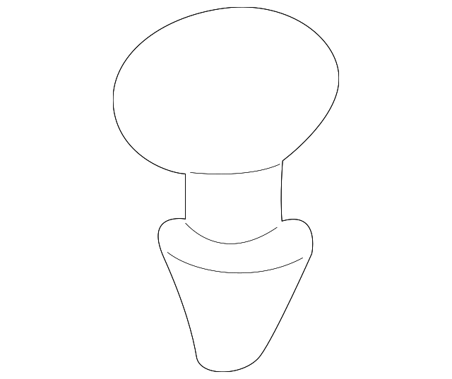 849150W010 Деталь WHEELHOUSE TRIM CLIP, RIGHT