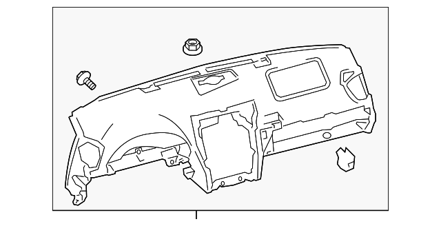 55400-53908-C0 Деталь INSTRUMENT PANEL