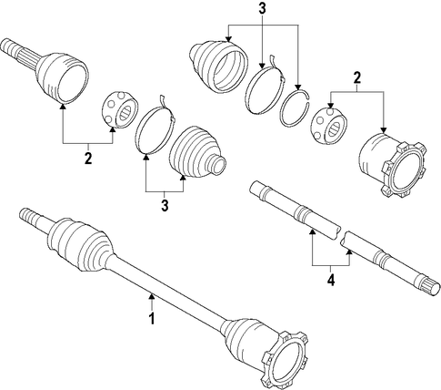 GT-R AXLE SHAFTS & JOINTS