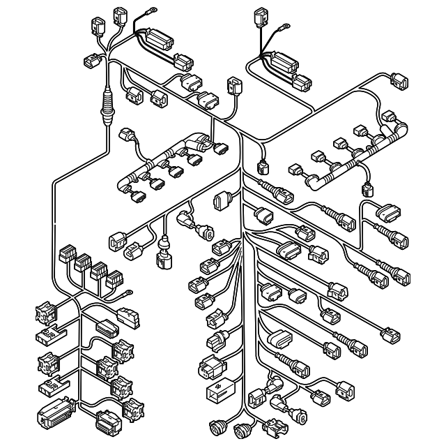 420-971-713-AQ Деталь ENGINE HARNESS