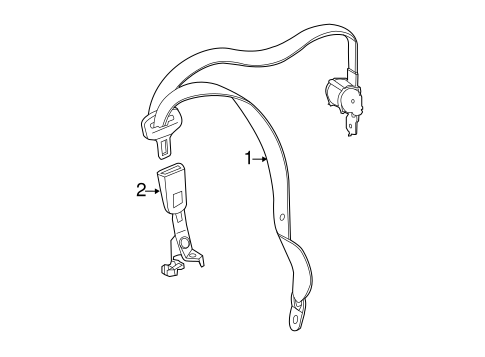 R320 REAR SEAT BELTS 2