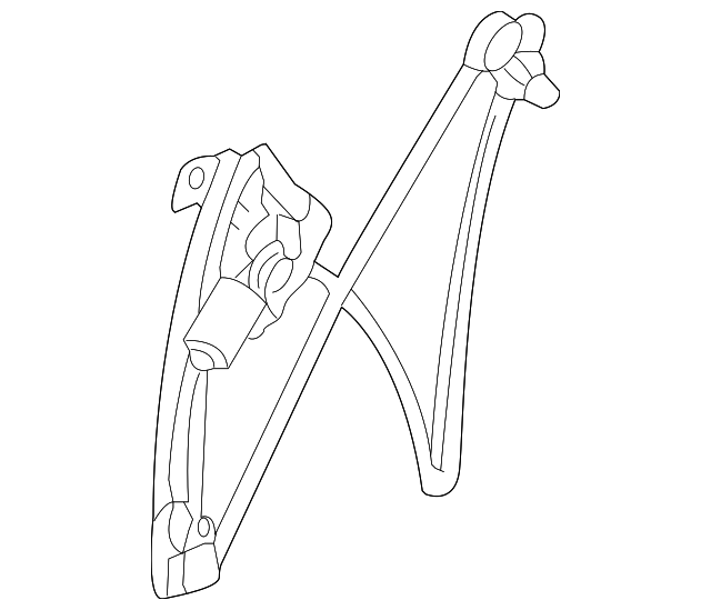 25649705 Деталь WINDOW REGULATOR, LEFT