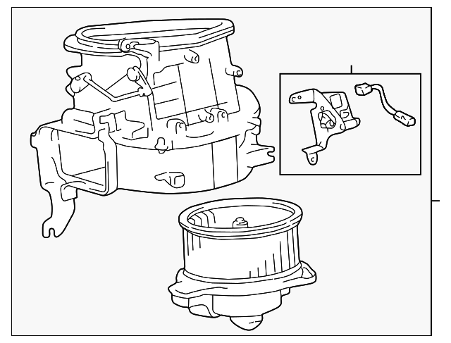 87130-35140 Деталь BLOWER ASSY