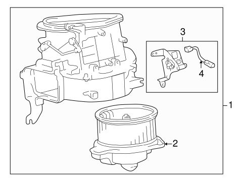 4Runner BLOWER MOTOR & FAN 4