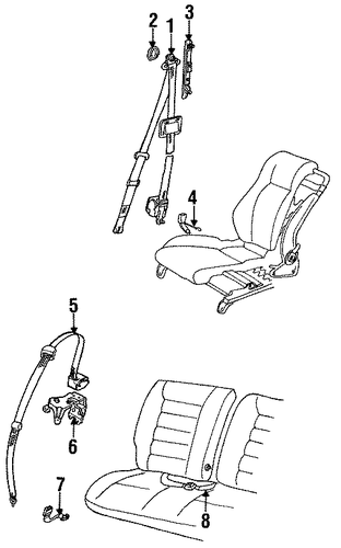 Stylus FRONT SEAT BELTS