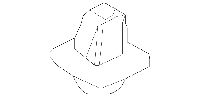 87759-3R000 ROCKER MOLDING GROMMET, LEFT