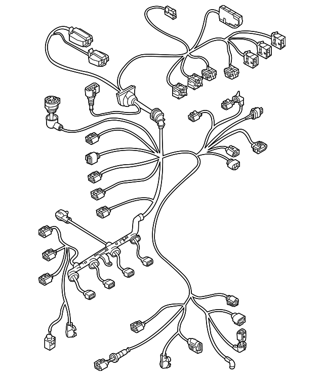 4G1-971-072-FQ Деталь ENGINE HARNESS