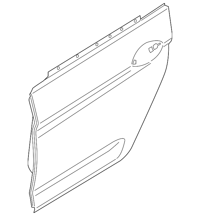 41-52-7-294-993 Деталь DOOR SHELL, LEFT
