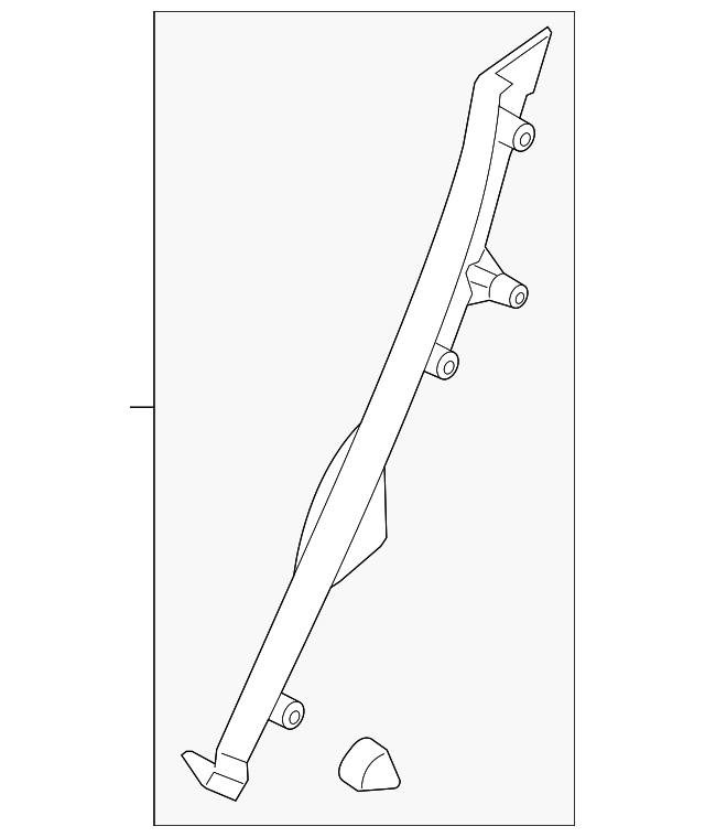 85880-1G000XI Деталь LOWER TRIM, LEFT