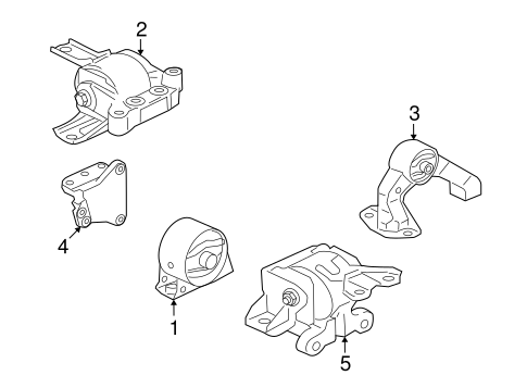 Lancer ENGINE & TRANS MOUNTING