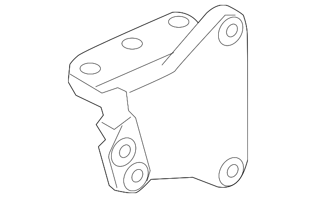 1091A081 Деталь SIDE MOUNT BRKT, RIGHT