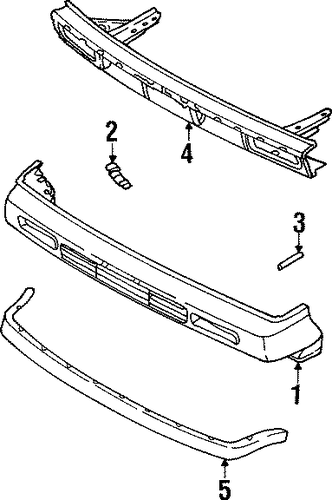 XT BUMPER & COMPONENTS - FRONT