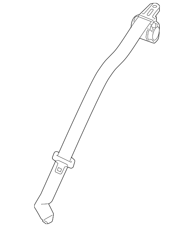 88844-ZT58B Деталь OUTER BELT ASSY, LEFT